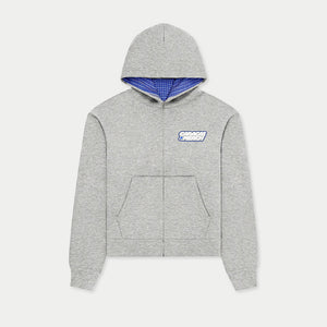 Caracas Merch Gray Zip Hoodie