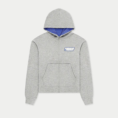 Caracas Merch Gray Zip Hoodie