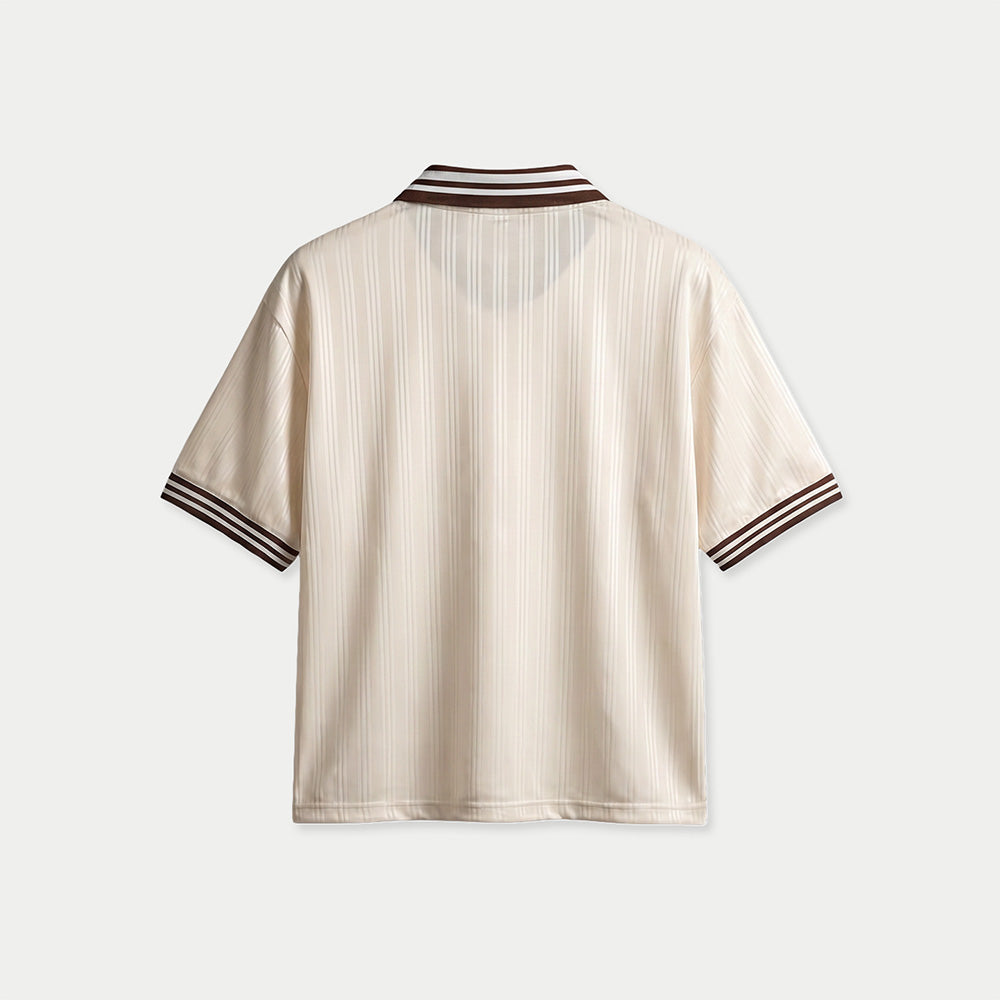 Back view of cream HA100DOLO REAL soccer jersey