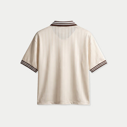 Back view of cream HA100DOLO REAL soccer jersey