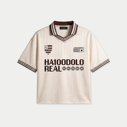 Cream Caracas Merch HA100DOLO REAL soccer jersey front view