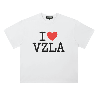 I Love Vzla White Tee