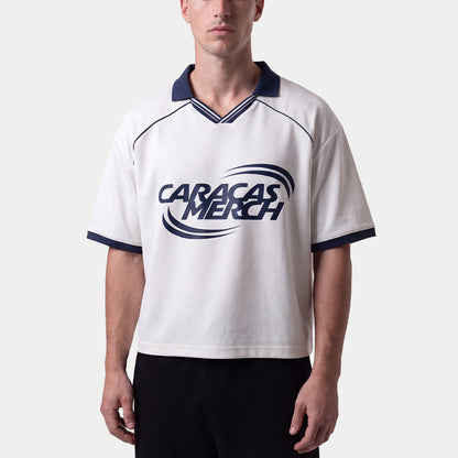 Caracas Merch White Jersey Boxy