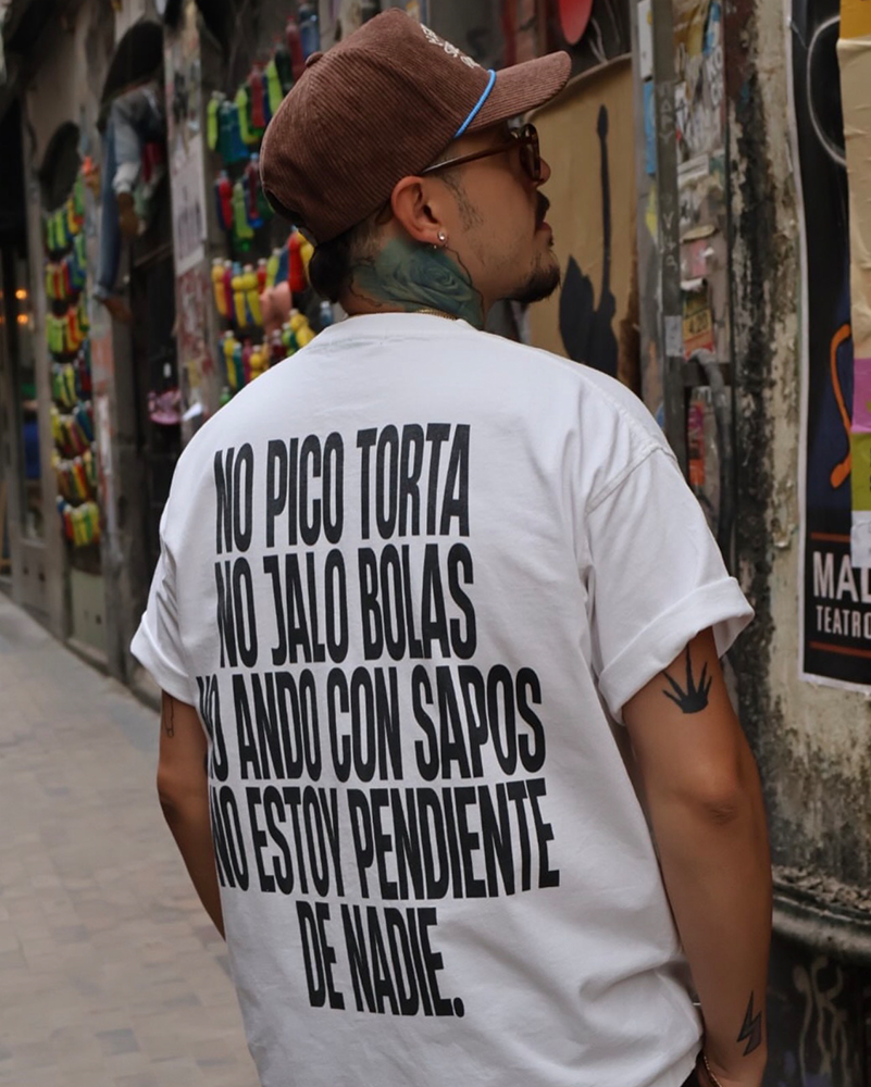 Manuel Rodriguez, Comedian, wearing Caracas Merch