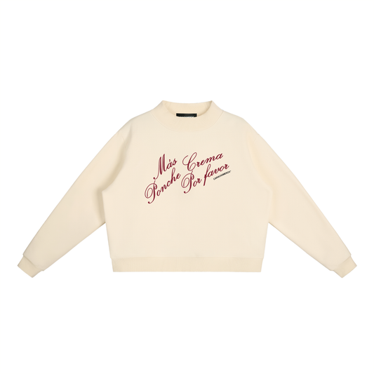 Mas ponche crema Crewneck
