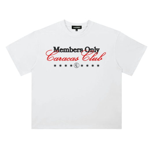 Members Only White Tee
