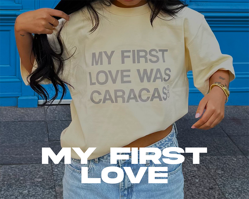 my first love was caracas collection banner