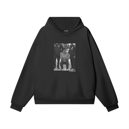 3 de Enero Heavyweight Black Hoodie