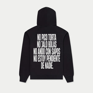 No Pico Torta Classic Black Hoodie