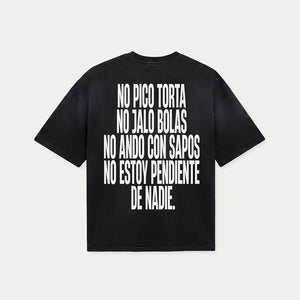 No Pico Torta Black Tee