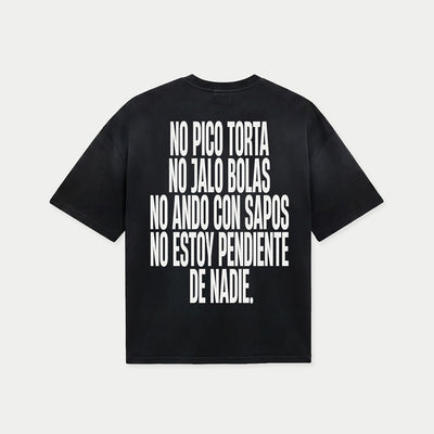 No Pico Torta Black Tee