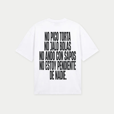No Pico Torta White Tee