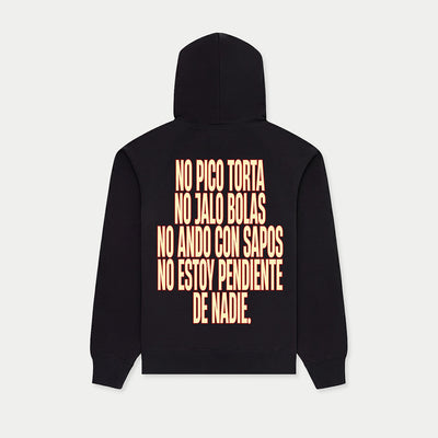 No Pico Torta Black Hoodie
