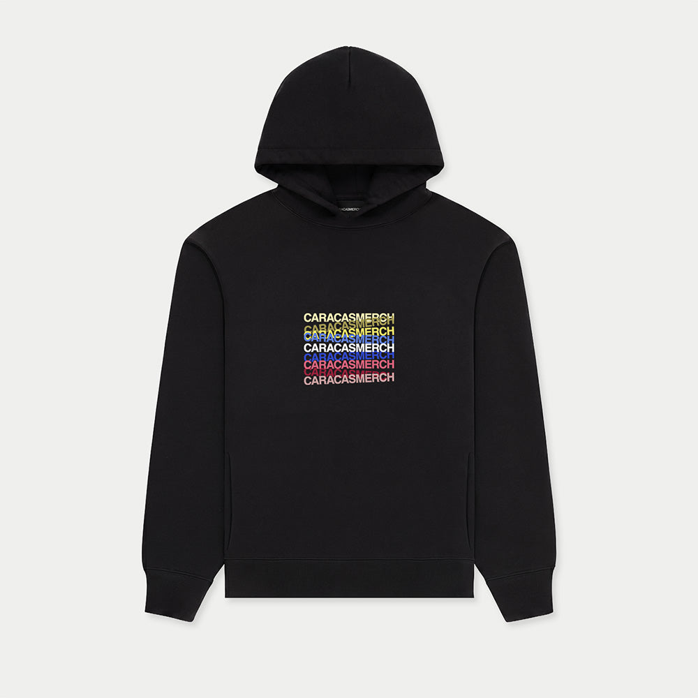 Caracas Merch Tricolor Black Hoodie