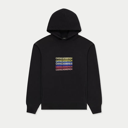 Caracas Merch Tricolor Black Hoodie