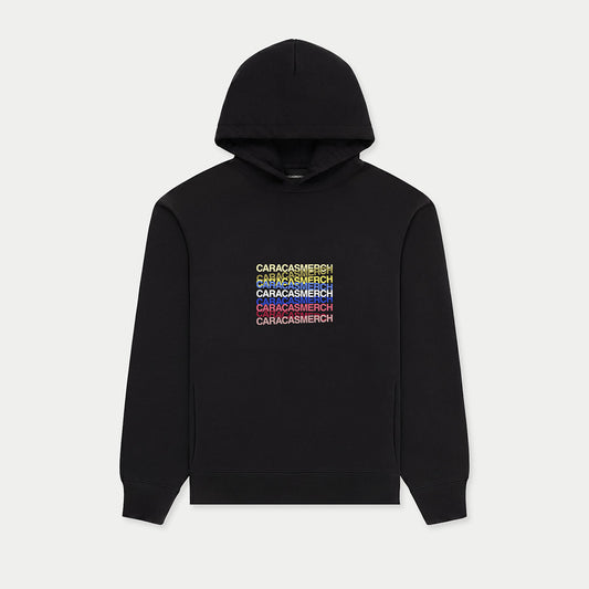 Caracas Merch Tricolor Black Hoodie
