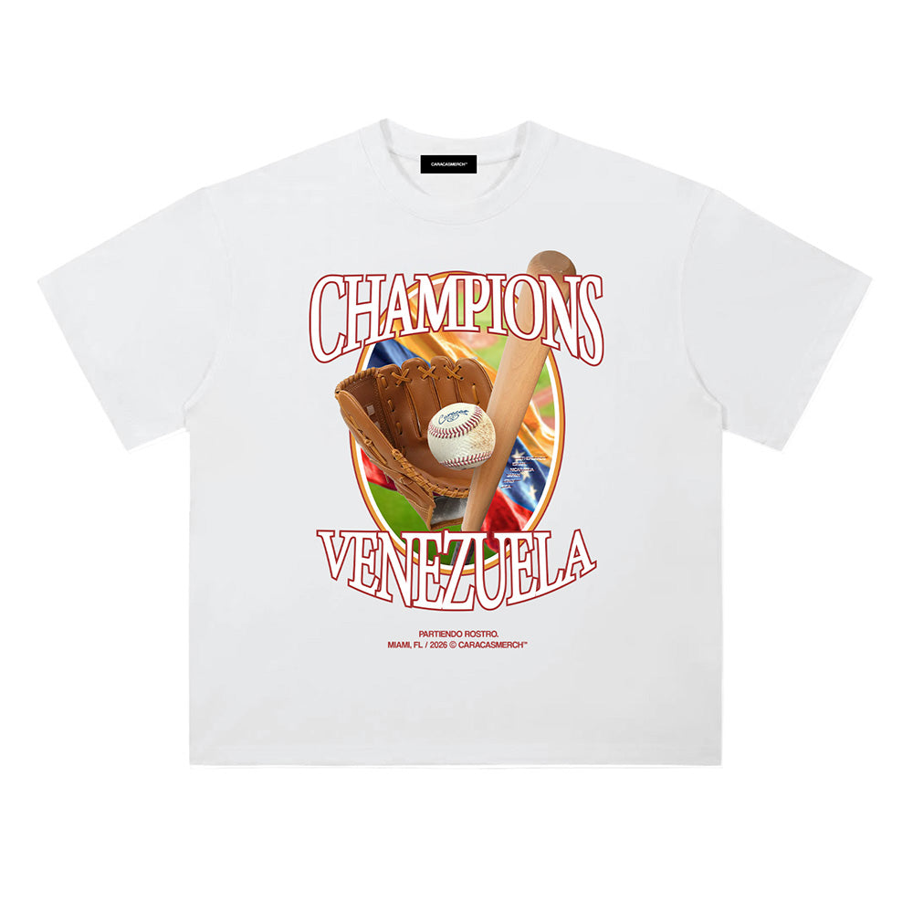 Venezuela baseball champions white tee 2026 vintage baseball graphic shirt