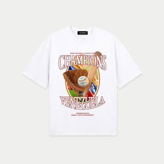 Venezuela baseball champions white tee 2026 vintage baseball graphic shirt