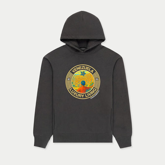 Caracas Merch Venezuela Luxury Living hoodie front view